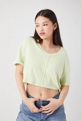 Women's Drop-Sleeve Cropped T-Shirt