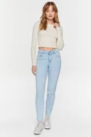 Women's Curved Skinny Contour Jeans Denim,