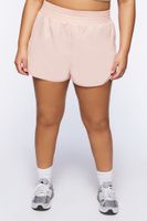 Women's High-Rise Windbreaker Shorts in Blush, 0X