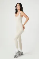 Women's Seamless Tank Jumpsuit in Oatmeal Small