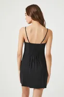 Women's Cami Fit & Flare Mini Dress in Black Small