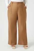 Women's Straight-Leg Pants Khaki,