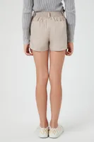 Girls Cotton Cargo Shorts (Kids) in Taupe, 9/10