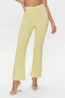 Women's Straight-Leg High-Rise Pants in Lime Large