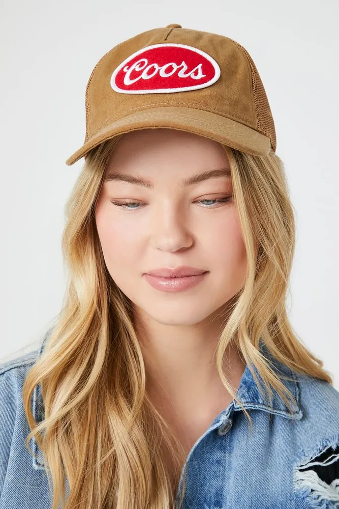 Coors Baseball Trucker Cap in Camel