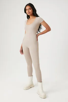 Women's Seamless Short-Sleeve Jumpsuit