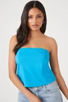 Women's Ponte Knit Tube Top in Marina Medium