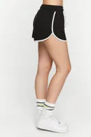 Women's French Terry Drawstring Ringer Shorts