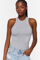 Women's Seamless Tank Bodysuit Heather Grey