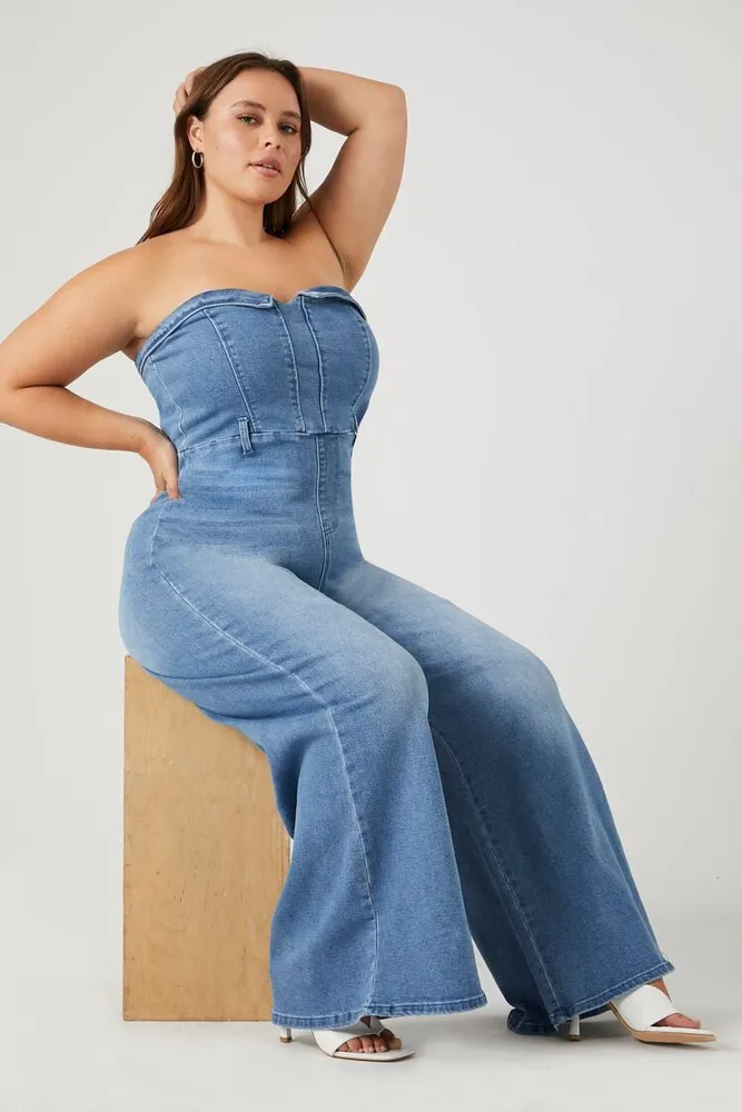 Wide Leg Denim Jumpsuit | 7-16 – Habitual