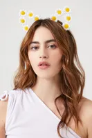 Daisy Cat Ear Headband in Yellow