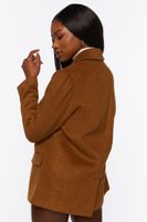 Women's Peak Lapel Blazer in Camel Small