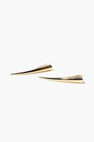 Alligator Hair Clips in Gold