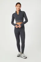 Women's Active Seamless Half-Zip Top Small