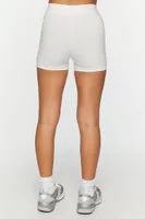 Women's Organically Grown Cotton Hot Shorts in White Large