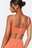 Women's Drawstring Sports Bra in Powder Pink Medium