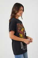 Women's Prince Peter Janis Joplin Graphic T-Shirt in Black Medium