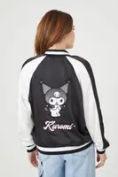 Women's My Melody & Kuromi Reversible Souvenir Jacket in Pink/White Medium