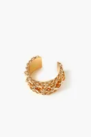 Women's Chain Cuff Bracelet in Gold