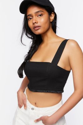 Women's Square-Neck Crop Top XL