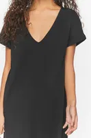 Women's V-Neck Short-Sleeve Maxi Dress