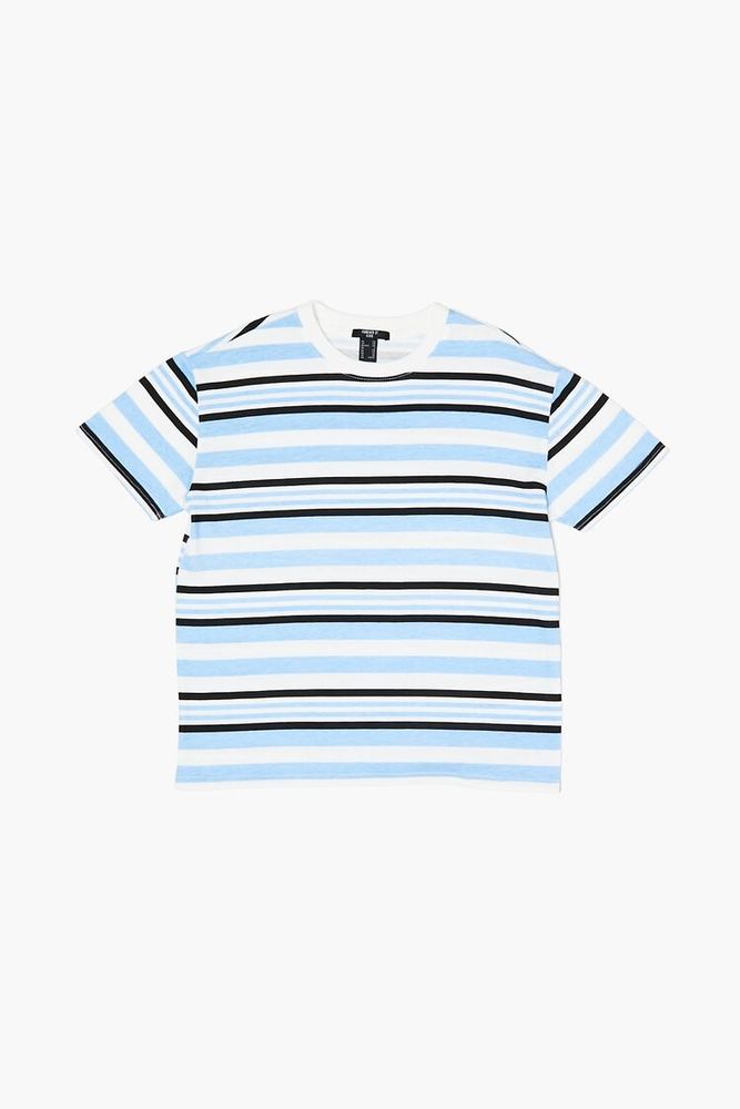 Kids Striped T-Shirt (Girls + Boys) in Blue, 9/10