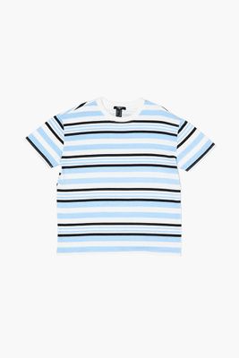Kids Striped T-Shirt (Girls + Boys) in Blue, 11/12