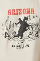 Men Arizona Desert Club Graphic Tee in Taupe Medium