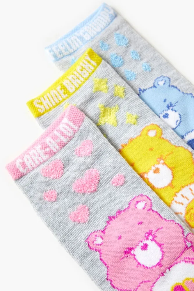 Care Bears Ankle Socks Set - 3 pack in Grey
