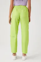 Women's Wide-Leg Cargo Pants in Lily Pad Medium