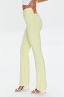 Women's Ruched High-Rise Pants Pale Yellow