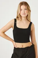 Women's Organically Grown Cotton Cropped Tank Top