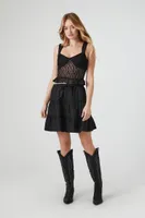 Women's Peasant Mini Skirt