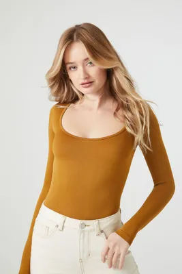 Women's Seamless Long-Sleeve Bodysuit