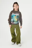 Girls Bambi Graphic Pullover (Kids) in Brown, 11/12