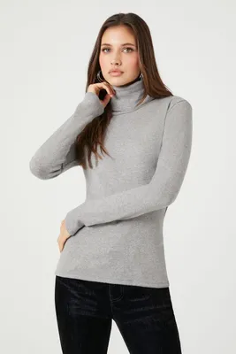 Women's Turtleneck Long-Sleeve Top