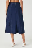 Women's Denim Midi Skirt