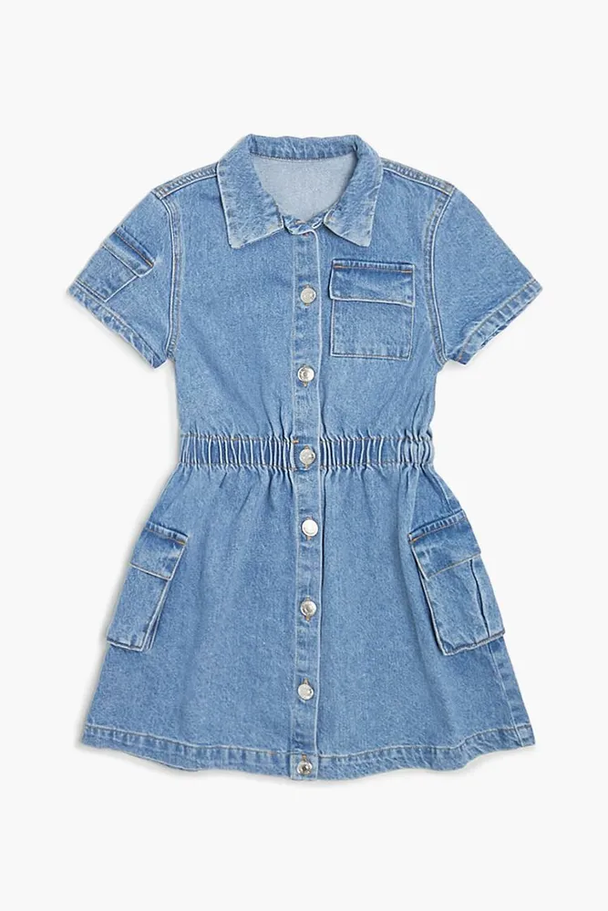 Forever 21 Oversized Denim Shirt Jacket Juniors