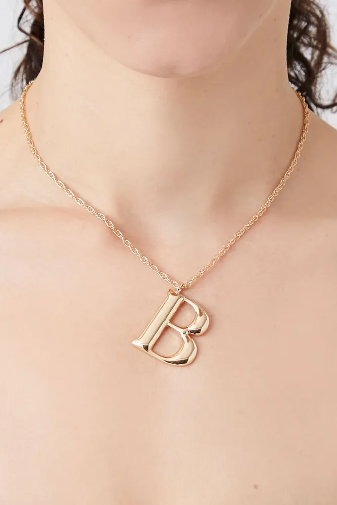 Women's Initial Pendant Necklace