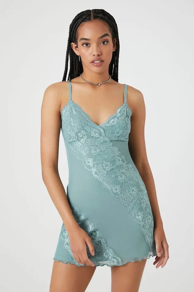 Home | Forever 21 Women's Mesh Slip Mini Dress Blue at Plaza Del Caribe in  Ponce, PR
