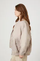 Women's Zip-Up Bomber Jacket