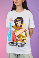 Women's Cowboy Bebop Graphic T-Shirt in White, S/M