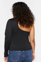 Women's One-Sleeve Cutout Top