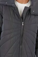 Men Reflective Quilted Puffer Jacket