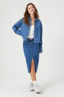 Women's Oversized Denim Shirt Small