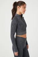 Women's Active Seamless Half-Zip Top Small