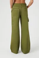 Women's High-Rise Wide-Leg Utility Pants