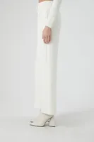 Women's Drawstring Scuba Knit Pants in Vanilla, XL