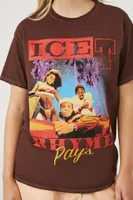 Women's Ice T Graphic T-Shirt in Brown, L/XL