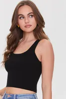 Women's Ribbed Sweater-Knit Tank Top